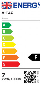 Bec LED lumanare 7W (45W) cip Samsung, E14, 600 lm, lumina calda (3000K), opal, V-TAC