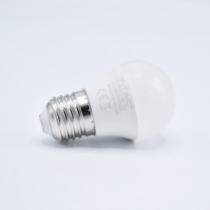 Bec led sferic 5.5W (40W), E27, G45, 470 lm, lumina rece (6400K), opal, V-TAC