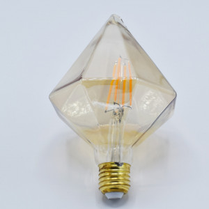 Bec led Vintage Edison 4W (40W), E27, CR110, 350 lm, lumina calda (2200K), auriu, Braytron