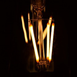 Bec LED Vintage 4W(40W) Braytron, ST64, E27, 350 lm, lumina calda (2200 K), clasa energetica F [11]- savelectro.ro