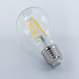 Bec led Vintage filament 6W (50W), E27, A60, 660lm, lumina calda (2700K), clar, Braytron