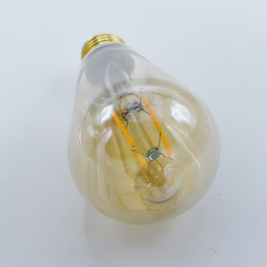 Bec led Vintage Filament Avocado 6W (36W), E27, ST64, 540 lm, lumina calda (2500K), auriu, Optonica