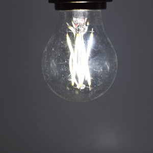 Bec led Vintage filament 6.5W (56W), E27, A60, 810 lm,  lumina rece (6000K), clar, Optonica