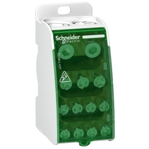 Accesorii Sigurante, Bloc distributie repartitor etajat Schneider Electric LGY125014, 1P, 160A, 13 gauri, cu surub - savelectro.ro