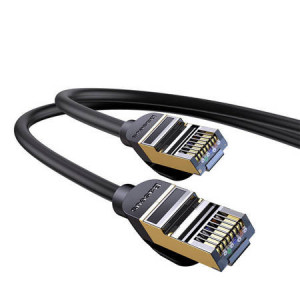 Cablu de rețea Ethernet RJ45, 10 Gbps,15 m, negru, Baseus [4]- savelectro.ro