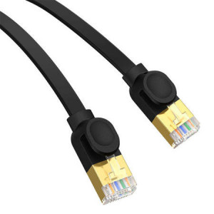 Cablu de retea Ethernet RJ45, Cat 7 10Gb, 5m, negru, Baseus [3]- savelectro.ro