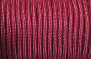 Cablu textil 2x0.75, burgundy [1]- savelectro.ro