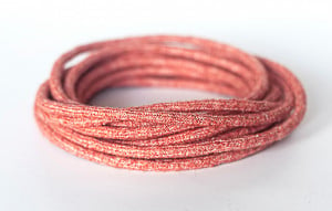 Cablu textil mohair, roz-zmeura, 2x0.75 [2]- savelectro.ro