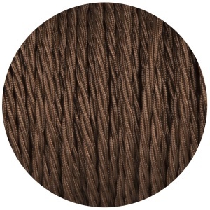 Cablu textil, Cablu Textil Rasucit Maro 2x0,75 - savelectro.ro