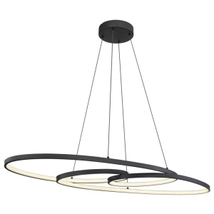 Candelabre, Candelabru LED Spira 39W, 1880 lm, lumina calda/neutra/rece, memorie, 100 cm, negru mat, Globo Lighting - savelectro.ro