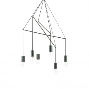 Candelabre, Candelabru Pop 158815, 6xE27, negru, IP20, Ideal Lux - savelectro.ro