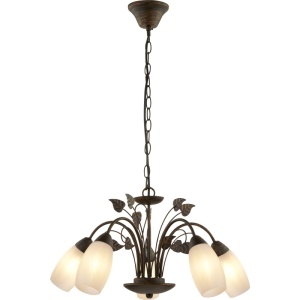 Candelabre, Candelabru Venezia 5xE14, Ø50 cm, IP20, ruginiu, Globo Lighting - savelectro.ro