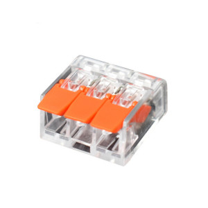 Cleme Wago si alte cleme de legatura, Clema legatura 3 poli 0.75-2.5 mmp, 450V, 32A, Mentavill - savelectro.ro