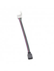 Conector alimentare cu clema banda led RGB cu 15 cm cablu [1]- savelectro.ro