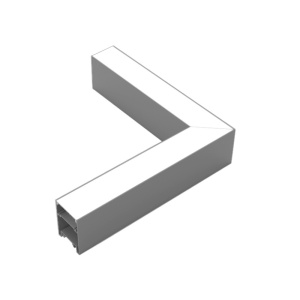 Tuburi LED si corpuri, Conector LED liniar slim in forma L, 10W, 1000 lm, lumina neutra (4000 K), IP20, argintiu, Optonica - savelectro.ro