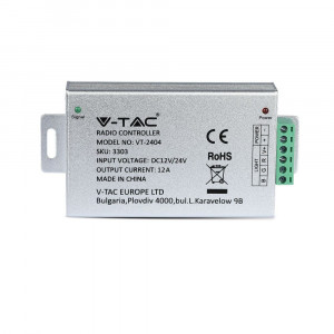Controller banda LED RGB, 12-24V, 12A, V-TAC [5]- savelectro.ro
