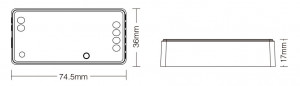 Controller RGB+CCT 12-24V 12A Milight [4]- savelectro.ro