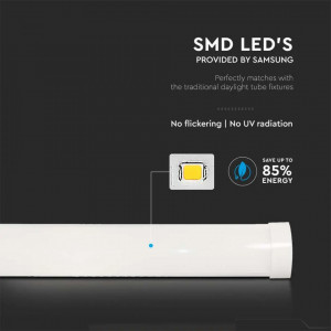 Corp de iluminat liniar cu LED cip SAMSUNG 20W, 2400 lm, V-TAC, 60cm, lumina rece [7]- savelectro.ro