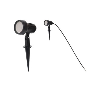Corp LED de gradina Spike, 1xGU10, cablu 1m, IP65, negru, Masterled