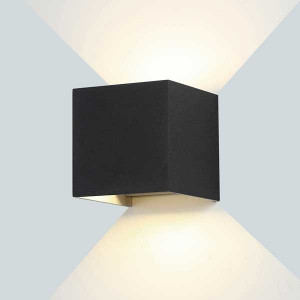 Corp led exterior 2x6W, unghi lumina reglabil, negru, lumina calda(3000K), Optonica [2]- savelectro.ro