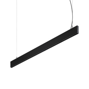 Lustre LED, Corp LED liniar suspendat Steel 30W, 3060lm, lumina neutra (4000 K), IP20, negru, Ideal Lux - savelectro.ro