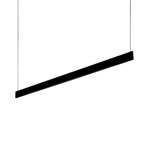 Lustre LED, Corp LED liniar suspendat Steel 36W, 2010lm, lumina calda (3000 K), IP20, negru, Ideal Lux - savelectro.ro
