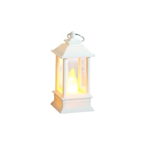 Veioze, Felinar LED decorativ, efect flacara, lumina calda (1800 K), 3xAG10, IP20, alb, Masterled - savelectro.ro