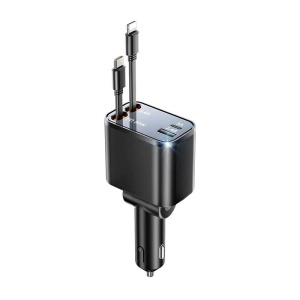 Baterii si Acumulatori, Incarcator auto USB-C 30W, Type-C, 12-24V, negru, Optonica - savelectro.ro