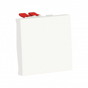 Prize si intrerupatoare, Intrerupator cruce, 2 module, 10A, alb, Schneider Noua Unica - savelectro.ro