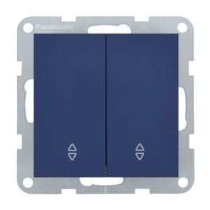 Prize si intrerupatoare, Intrerupator dublu cap scara 10A, IP20, Ocean, Panasonic Karre Plus 55 Soft Touch - savelectro.ro