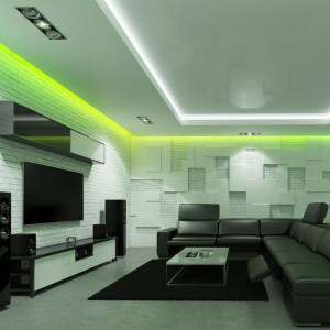 Kit Banda LED SMD 5050, RGB, 5m, Interior, 60 LEDuri/m, Controller+Alimentare [3]- savelectro.ro