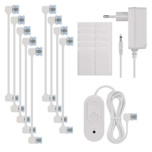 Kit lumină smart GoSmart Hexagon 10 panouri, 19W, RGBIC, WiFi [11]- savelectro.ro