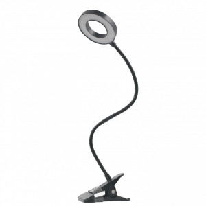 Lampa de birou ajustabila Flex LED, 8W, temperatura de culoare ajustabila(3000/4500/6500K), 790 lm, neagra, Klausen [1]- savelectro.ro