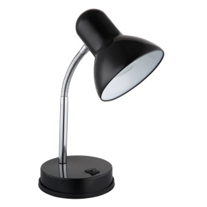 Lampa de birou Basic 1xE27, IP20, neagra, Globo Lighting