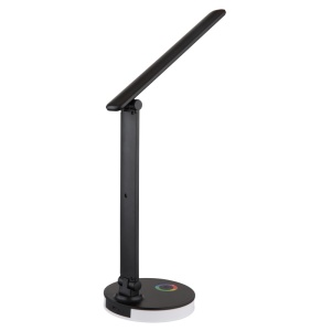 Lampa de birou LED Geraldo 5W + RGB 2W, lumina calda/neutra/rece, 538 lm, dimabila, neagra mat, Globo Lighting [18]- savelectro.ro
