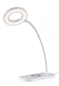 Lampa de birou LED Hardin 74014, cu intrerupator, dimabila, 5W, 210lm, lumina calda, rece, neutra, alba, IP20, Rabalux [3]- savelectro.ro
