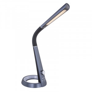 Lampa de birou, negru, brat flexo, încărcător USB, lumina de noapte cu RGB, 450lm, temperatura de culoare ajustabila 3000-6300K, 58376B, Globo [4]- savelectro.ro