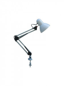 Lampa de birou Rana 048-013-0060A, cu intrerupator, orientabila, 1xE27, alba, IP20, Horoz Electric