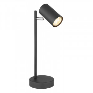 Lampa de birou Robby 57910TB, cu intrerupator, 1xGU10, neagra, IP20, Globo [1]- savelectro.ro