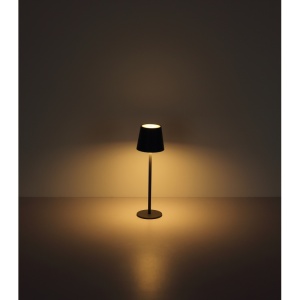 Lampa de masa LED exterior Vannie I 3W, reincarcabila USB-C, IP54, 200 lm, lumina calda/neutra/rece, neagra mat, Globo Lighting [3]- savelectro.ro