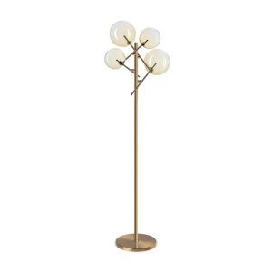 Lampadare, Lampadar Equinoxe 1xG4, ambra, Ideal Lux - savelectro.ro