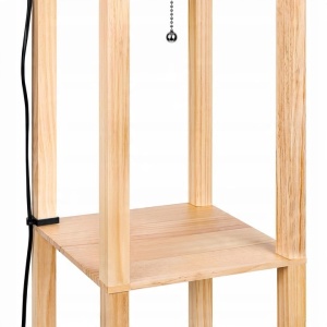Lampadar Ganto E27, 160cm, 3 rafturi din lemn, Masterled [5]- savelectro.ro