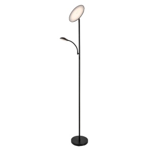 Lampadar LED Halina, 23W, 1840 lm, lumina calda/neutra/rece, dimabil, IP20, negru, Rabalux