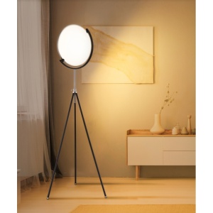 Lampadar LED Miro 24W, telecomanda, reglabil, lumina calda/rece, 1560 lm, IP20, dimabil, negru mat, Globo Lighting [7]- savelectro.ro