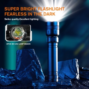 Lanterna L27, 1000 lm, 191m, IP43, 6xAA, Superfire [6]- savelectro.ro