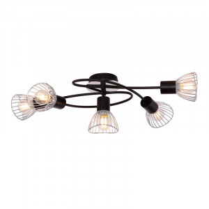 [Lichidare de stoc]Lustra Fassa 54815-5, 5xE14, crom+negara, IP20, Globo Lighting [4]- savelectro.ro