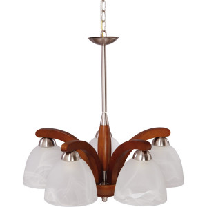 Corpuri de iluminat, Lustra Bruni KL2530, 5xE27, alba+maro, IP20, Klausen - savelectro.ro
