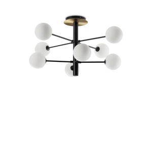Lustra Cosmopolitan 8xG9, IP20, neagra, Ideal Lux
