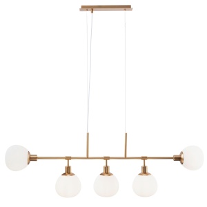 Lustra Erich MOD221-PL-05-G, 5xE14, alba+aurie, IP20, Maytoni [2]- savelectro.ro