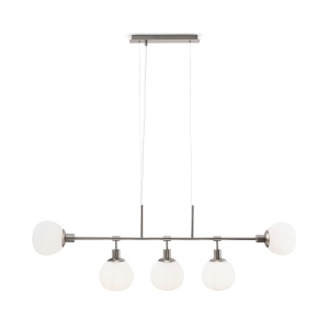 Lustra Erich MOD221-PL-05-N, 5xE14, alba+nichel, IP20, Maytoni [1]- savelectro.ro